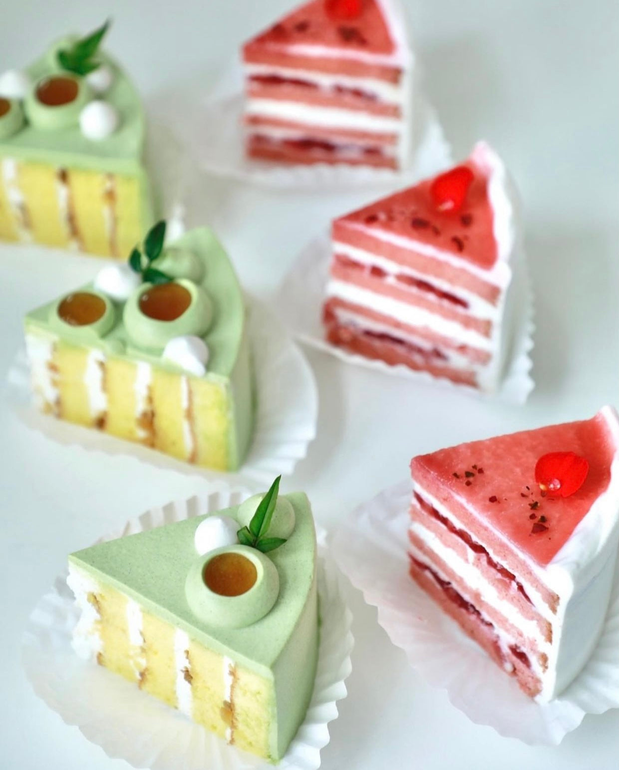 Online Class : JOYS KITCHEN one day class - Matcha Plum Torte / Ispahan Cake / Dalgona Milk Tea Cake