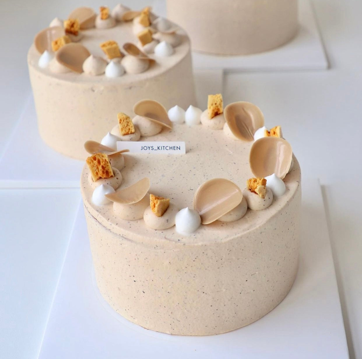 Online Class : JOYS KITCHEN one day class - Matcha Plum Torte / Ispahan Cake / Dalgona Milk Tea Cake