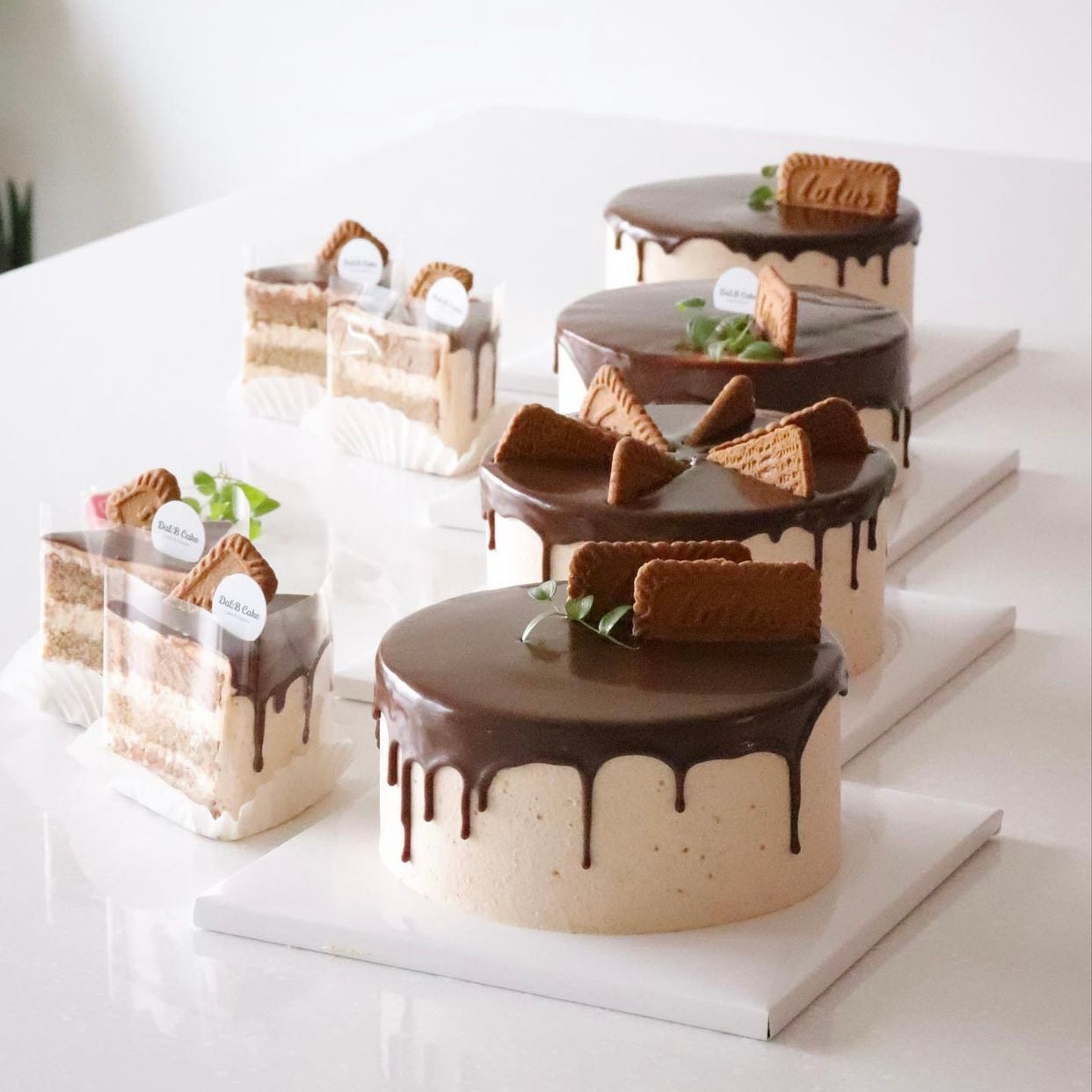 Online Class : Dal B Cake one day class - Nuts Chocolate Cake / Oreo Strawberry Cake / Pistachio Strawberry Cake