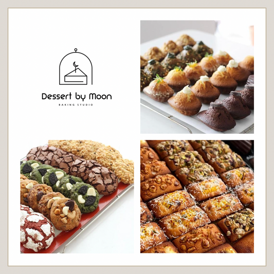 Online Class : DESSERT BY MOON one day class - Assorted Madeleines / Assorted Financiers / Assorted American Cookies