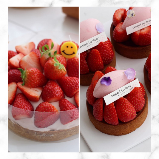 Online Class : Dessert by Moon - Strawberry Tart (2 kinds)