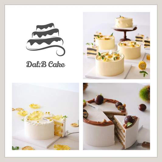 Online Class : DAL B CAKE one day class - Pineapple Coconut Cake / Chestnut Hazelnut Cake / Black Corn Cheese Cake