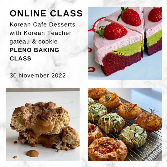 Online Class : PLENO - One Day Class (cookies & gateau cakes)